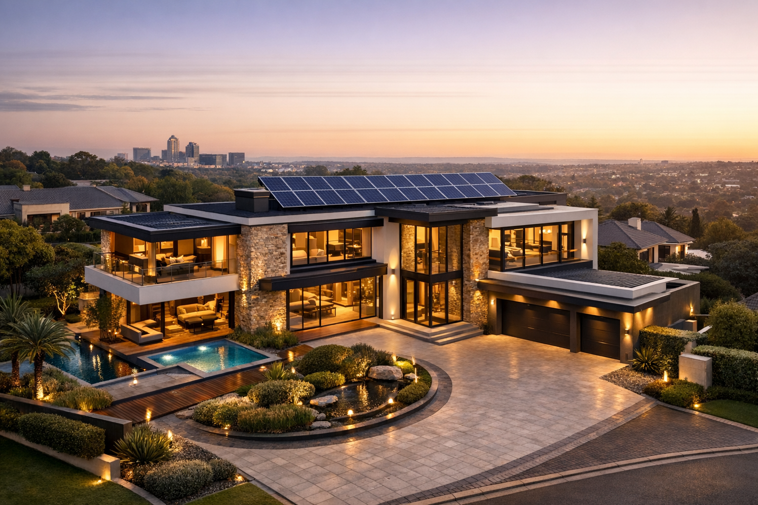 Premium solar home installation