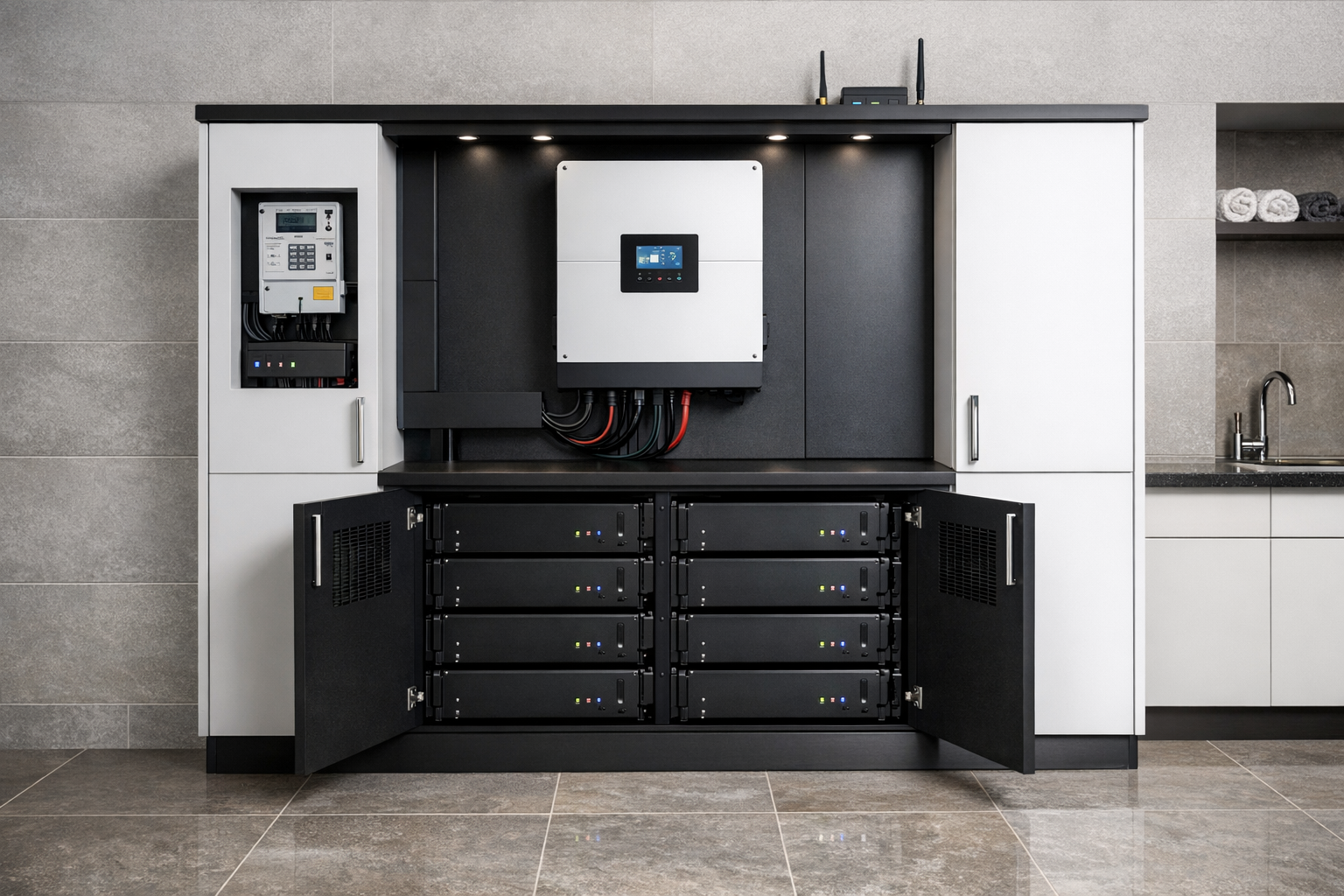 Hybrid Solar & Battery Systems